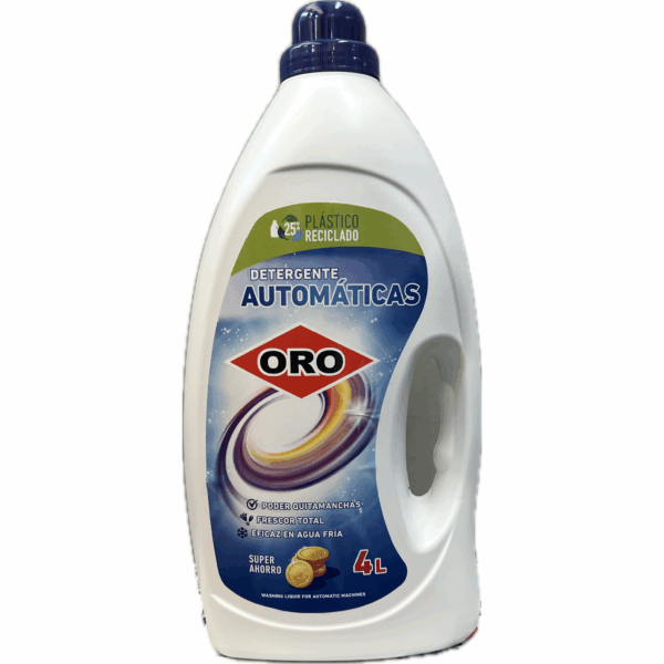 DETERGENTE LAVADORA ORO 4 Lt