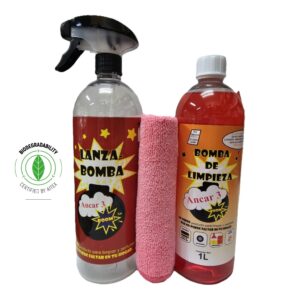 BOMBA LIMPIEZA 1 LT + BAYETA