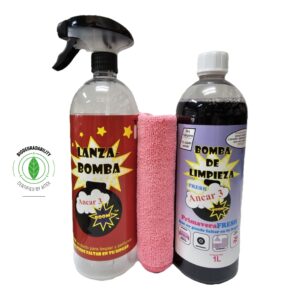 BOMBA DE LIMPIEZA FRESH 1 LT + BAYETA